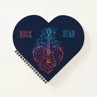 Guitar Heart Notebook