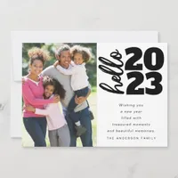 Hello 2023 | Happy New Year Photo Holiday Card