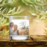 Wedding Anniversary Vow Renewal Photo Keepsake Scented Candle