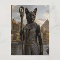 Cat Goddess Bastet Postcard