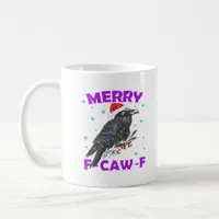Funny Crow Christmas Classic Vintage Style Coffee Mug