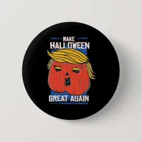 Trumpkin Make Halloween Great Again Pumpkin Button