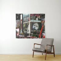 New York City Times Square Photography Tapestry