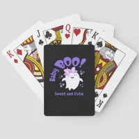 Baby Boo Sweet Toddler Halloween Design Poker Cards