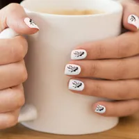 Icelandic horse in motion minx nail art