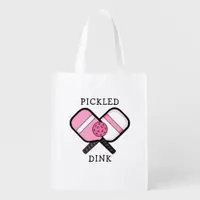 Funny Pickleball Pun Grocery Bag