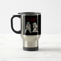 Till Death Do Us Part Zombie Wedding Halloween Cou Travel Mug