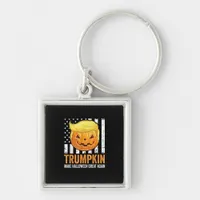 Make Halloween Great Again Trumpkin Funny Hair Pum Keychain