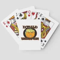 Donald  Halloween Costume Trumpkin Poker Cards