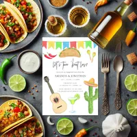 Mexican Fiesta Taco 'bout Love Engagement Party Invitation