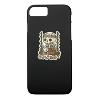 Cottagecore Skeleton With Flower Crown iPhone 8/7 Case