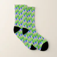 Aloe Vera Plants Pattern   Socks