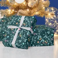 Christmas Botanical Wrapping Paper