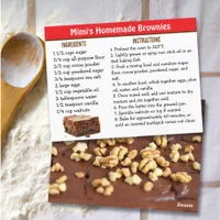 Mimi's Brownies Recipe Card