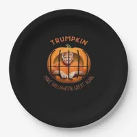 Trumpkin Make Halloween Great Again – Sloth Mask  Paper Plates