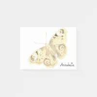 Elegant Moth i Sepia Design Post-it Notes