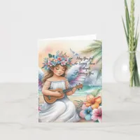 Angel Protection Sympathy Grief Cancer Illness Thank You Card