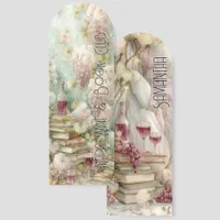 Vintage Books and Wine Bookmarks