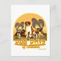 Dog Days of Summer Postcard