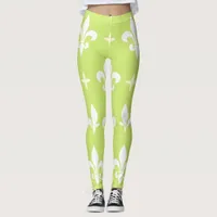 Fleur de Lis  Leggings