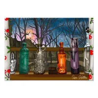 Reflection | Colorful Glass Vases in Window Photo Print
