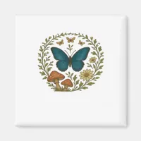 Goblincore Butterfly Fairycore Botanical Apparel C Magnet