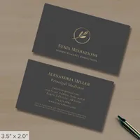 Simple Professional Mediation Business Card