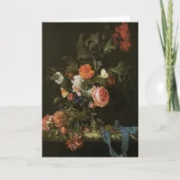 Floral Fine Art with Roses Card