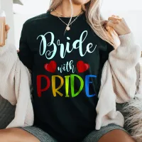 Bride with Pride LGBTQ+ Wedding Tri-Blend Shirt