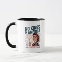 No Kings In America Just Famulous Queens Pride Mon Mug