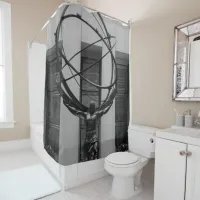 NYC Atlas in Rockefeller Center Statue Shower Curtain