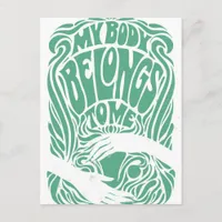 My Body Belongs To Me Postcard