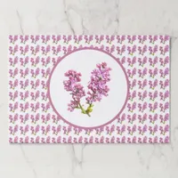 Placemat pad - Lilac Blossoms