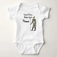 Golden Pharaoh’s Blessing: Ancient Egyptian Art Baby Bodysuit