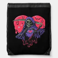 Heart Hands Reaper Classic Look Drawstring Bag