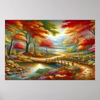 Enchanted Fantasy Autumn Forest Pathway |