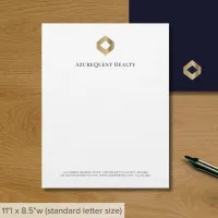 Business Logo Modern Luxury Letterhead