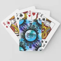 Mystic Elegance in Urban Contemporary Style Poker Cards