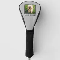 Rustic World's Best Dog Mom Paw Prints Pet Photo Golf Head Cover