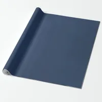 Navy Blue Watercolor Wrapping Paper