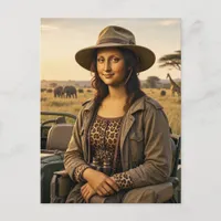 Mona on Wildlife Safari Postcard