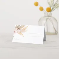 Place cards Pampas grass boho