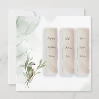 Flat holiday card 