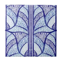 Mediterranean Blue Mosaic Pattern  Ceramic Tile