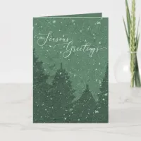 Elegant Corporate Business Holiday Light Green