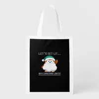 Let's Get Lit… With Christmas Lights! Christmas Cl Grocery Bag