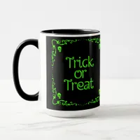 Slime Green Trick or Treat Mug