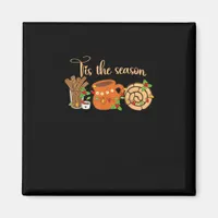 Tis The Season Mexican Christmas Cafecito Pan Dulc Magnet