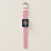 Girly Blush Pink Tropical Bohemian Flowers Apple Watch Band