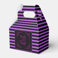 Poison Purple Trick or Treat  Favor Boxes